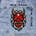 Demon Mask Back Patch Iron On