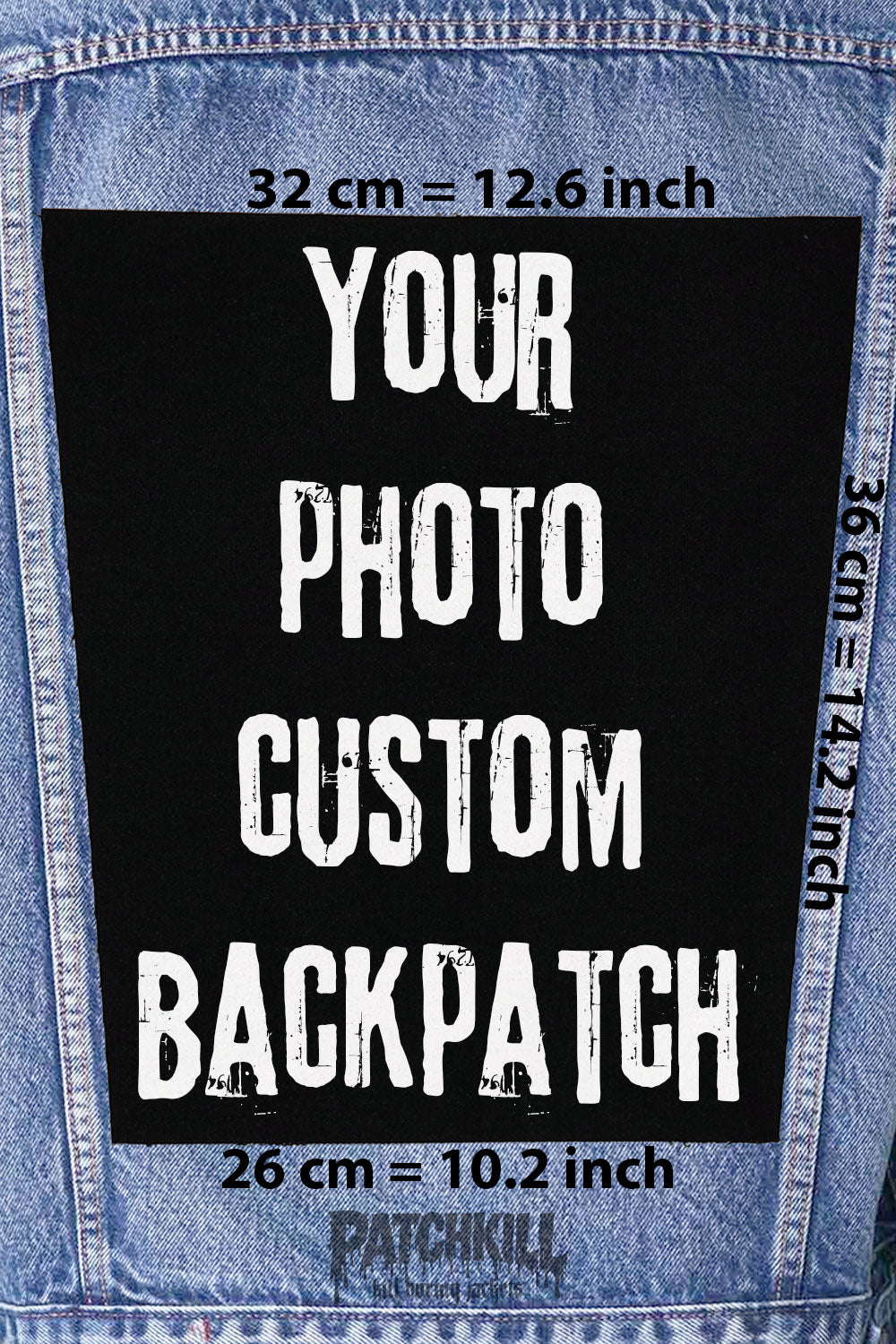 Custom Photo Backpatch