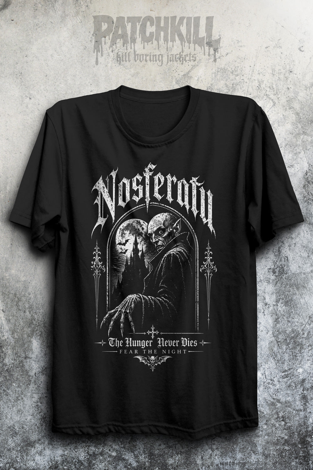 Nosferatu Gothic Vampire Unisex Graphic T-Shirt